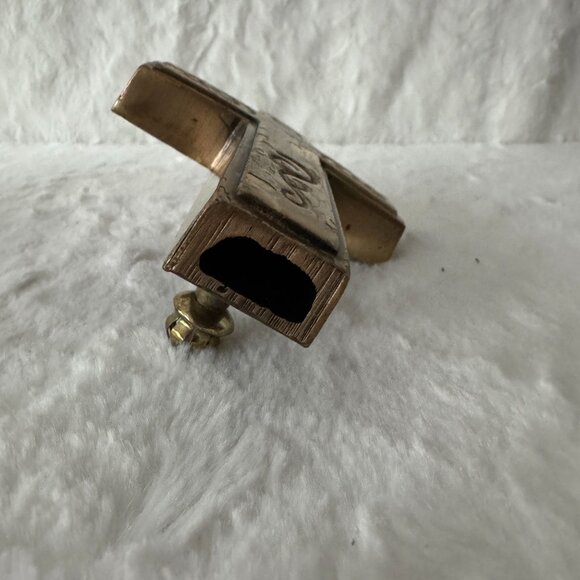 Vintage 80’s casket or coffin cross made of cast metal sacred history memorial - Picture 5 of 6